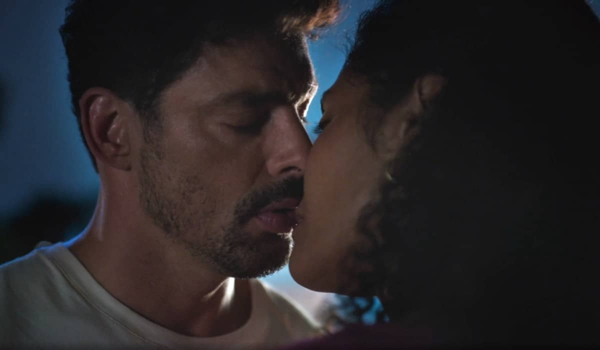 Caio tenta conquistar Aline desde o início de Terra e Paixão. Foto: Reprodução/Globo