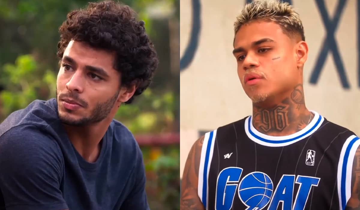 Hugo e Jenifer se trancam no escritório do pastor Miguel em Vai na Fé. Fonte: Reprodução/Globo