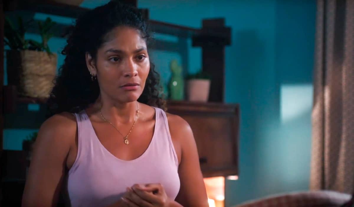 Aline cai na armação de Graça. Fonte: Reprodução/Globo