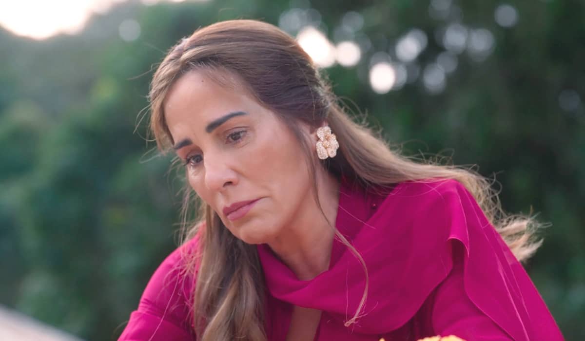 Irene planeja tirar as terras de Aline. Fonte: Reprodução/Globo