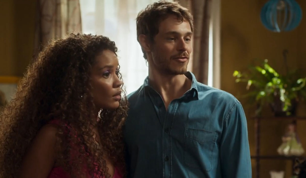 Francisco não consegue apoiar o novo emprego de Soraya. Foto: Reprodução/Globo